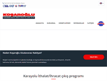 Tablet Screenshot of kosaroglu.com